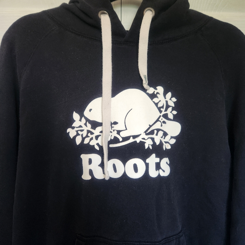 Roots Men's Black Hoodie - Size XXL - Picture 2 of 9